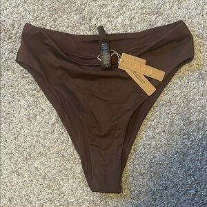 SKIMS Mid Waist Cocoa Bikini Bottom